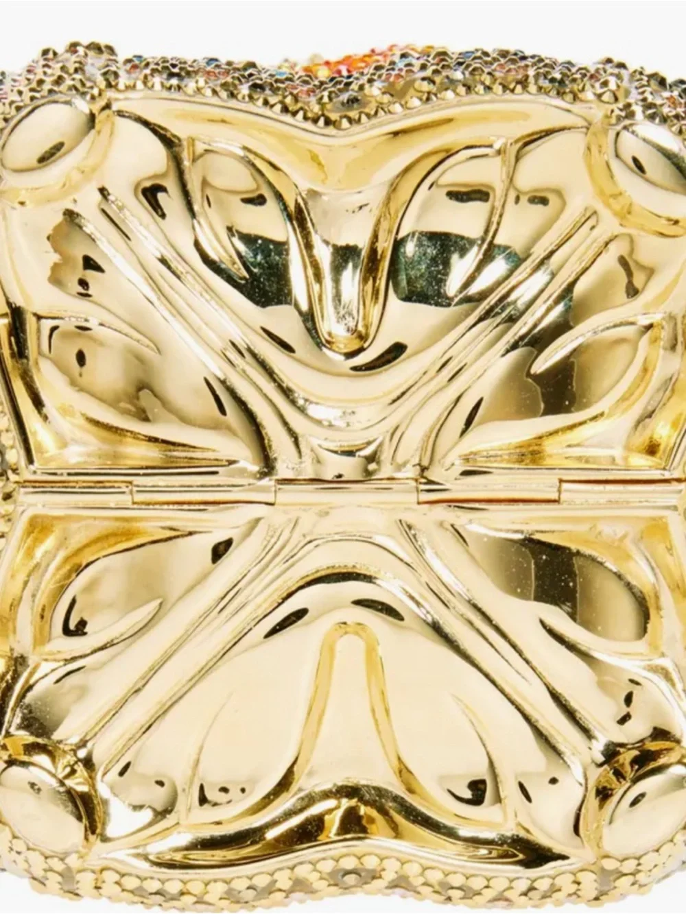 Judith Leiber Lantern Divine Crystal Embellished Clutch - Picture 7 of 10